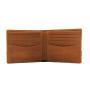 High quality crazy horse genuine leather wallet leisure mix canvas wallet for men RFID blocking