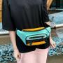 Wholesale Mobile Phone Chest Pack Multifunctional Outdoor Sports Color Contrast Waist Bag Crossbody Shoulder Bag