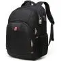 large capacity custom usb charge backpack for outdoor unisex reflective tape daily life nylon laptop backpacks bag