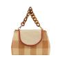 Luxury Manufactured Handmade Women Cross Body Bag Ladies PU Leather Canvas Straw Handbags Women Designer Bag