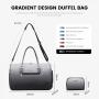 LOVEVOOK wholesale travel organizer bag set fashion gradient gym Duffel Bags for women travel toiletry Carry on Overnight Bags