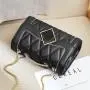 Lock Chain Diamond Shoulder Messenger Bags Elegant Female Small Square Bag Leather Women Handbags Ladies