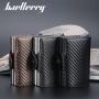 OEP006 New fashion RFID Automatic Bullet Card holders Double Layer Carbon Fiber Anti-theft Card Holder Magnetic Buckle Card box