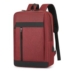 HR167 Fashion Travel Anti-Lost Oxford Backpack Montage Leisure Notebook Backpack USB Charge High School Business Laptop Bag