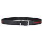 Wholesale Leather Belt Pin Buckle Men's Belt Pu Leather Men's Belt With Woven Tap