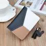 Geometric Women Cute Pink Wallets Pocket Purse Card Holder Patchwork Wallet Lady Female Fashion Short Coin Burse Money Bag