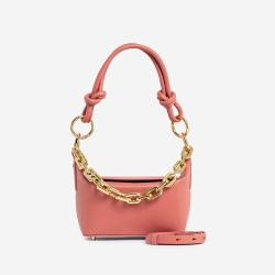 Custom Nice Leather Handbag With Beautiful Gold Chain Fashionable Shoulder Bags Luxury New Design Crossbody Bag For Women