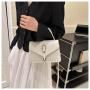 2024 Spring square bags women handbags ladies luxury shoulder leather bag solid color pu leather designer bags wholesale