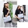 China factory sale simple casual light messenger bag unisex large capacity nylon shoulder bag