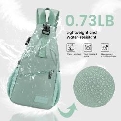 LOVEVOOK fashion small Sling Bag casual daypack waterproof nylon crossbody shoulder bags travel Hiking daily ladies chest bags