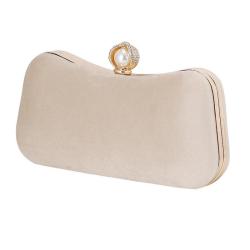 HR012 Women Evening Party Clutch Bags New Trend Metal Chain Open Small Square Bags Luxury Weddings Retro Banquet Handbag