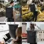 LOVEVOOK Fashion Rolltop Laptop Rucksack Backpack Retro Oxford Laptop Daypack Waterproof Fits 17 Inch Roll Top Backpack Unisex