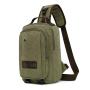 MGB013 Outdoor Running Chest Bags for Men Crossbody Chest Shoulder Bag With Earphone Hole Single Shoulder Messenger Bag