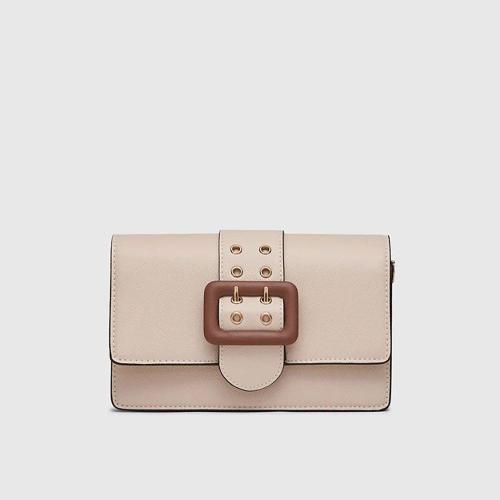 Wholesale Custom High Quality PU Leather Fashion Square Messenger Handbags Luxury Vintage Women's  Crossbody Bags