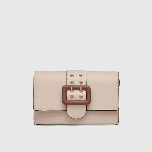 Wholesale Custom High Quality PU Leather Fashion Square Messenger Handbags Luxury Vintage Women's  Crossbody Bags