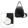 XL324 Hot Sell Wholesalers Imported Durable Customized Logo Gym Bag Anti Water Sports Duffle Bag PU Leather Yoga Bag