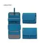 Hanging Roll-Up Makeup Bag Toiletry Kit Travel Organizer for Women Men Removable Storage Bags
