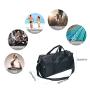 Gelory Custom Logo Multicolor New Unisex Sports Gym Bag Polyester Travel Duffel Bag With Shoes Compartment Wet Pocket