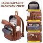 LOVEVOOK 2pcs Sets Waterproof Custom luxury vegan faux PU Laptop Bag Men Fashion Backpack Cute Travel Backpacks Purse for Women