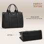 LOVEVOOK 2024 Fashion Leather Purse and Handbags Satchel Shoulder Crossbody Bag Top Handle Bags PU leather Tote Bag for Women