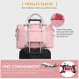 2023 LOVEVOOK 2pcs Cute Waterproof Custom Weekender Gym Overnight Duffel Bag with Toiletry Pouch Men Women Travel Luggage Bags