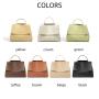 Customize big handbag genuine leather shoulder bags for women's handbags ladies luxury shoulder leather bag with high quality