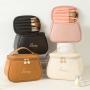 KBW442  New Cosmetic Storage Bag Multifunctional Portable Handheld PU Toiletries Bag Fashion Travel Makeup Bag