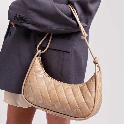 2024 New Trend Leather Hobo Bags designer ladies luxury stitching small fashion shoulder women handbags