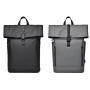 ZX082 Waterproof College Roll Top Bag Trade Student Backpack Shoulder Knapsack Laptop Travel Backpacks School Bags For Men