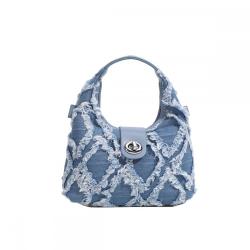 Autumn Trend Designer Women's Leather Messenger Bag New Wholesale Handbags with Canvas Lining and Lock Closure for Women
