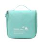 Gelory Customized Eco-friendly Zipper Washing Cosmetic Bag Waterproof Travel Hanging Toiletry Bag with hanging hook
