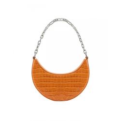Hot Sale Custom Logo Faux Embossed Crocodile Leather  Shoulder Bag Women Handbags