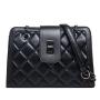 KBW277  Hot Sale PU Professional Black Leather Chain Women Shoulder Crossbody Bags Luxury Handbag For Ladies Famous Brands
