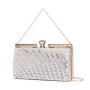 Custom Wedding Purse Crystal Clutches Luxury Small Evening Bag Rhinestone Colorful Diamond Purse Bling Party Shoulder Bag