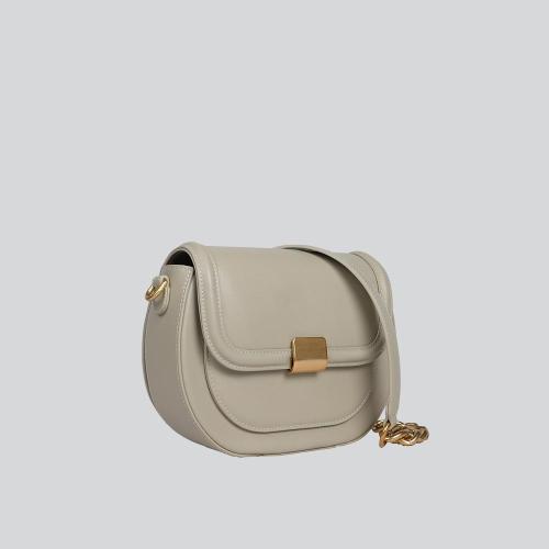 2024 Fashion Affordable Luxury PU Leather Bags Half Moon Purse and Handbag Shoulder Sling Bag Saddle Bag For Women