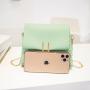 Printing new small square bag 2024 ladies pu leather small bag female wholesale leisure fashion crossbody bag