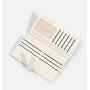 HR309 Women's PU Leather Simple and Long Ladies Wallet Wholesale Fashion Contrast Color Card Purse Long Buckle Clip Coin Holders