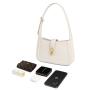 Personalized Custom Logo PU Vegan Leather Women Shoulder Bags Daily Style Ladies Hobo Bags Fashion Women Shoulder Bags