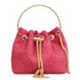 HR341 Small Style Crossbody Bag Versatile Diamond Chain Drawstring Carrying Bucket Bag Dinner Retro Luxury Women's Clutch Bag