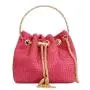 HR341 Small Style Crossbody Bag Versatile Diamond Chain Drawstring Carrying Bucket Bag Dinner Retro Luxury Women's Clutch Bag