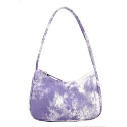 2024 Custom Tie-dye Canvas Shoulder Hobo Bag For Minimalist Women Underarm Design