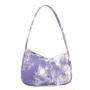 2024 Custom Tie-dye Canvas Shoulder Hobo Bag For Minimalist Women Underarm Design
