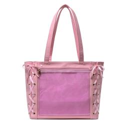 Fashion Designer Women Tote Shoulder Bags Lovely Girls Leather Lolita Bag Clear Window Customized Ita Bag