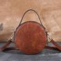 Vegan Leather Women Handbags Retro Ladies Hand Bags Vintage Shoulder Bag With Branded Luxury Quality And Hand Painted Flowers