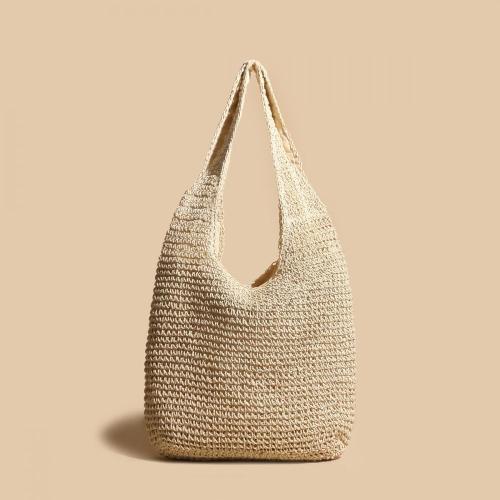 Hot selling fashion straw woven large capacity beach leisure women's bag sac main femm sac