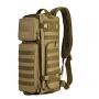 Large Tactical Outdoor Backpack with Zipper Closure Multi-Purpose Mountaineering Chest Bag for Airborne and Transformers Fans