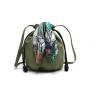 Wholesale Hot Sell Classic PU Leather Drawstring Bucket Straddling Women's Bags Fashion Ladies Bucket Bags