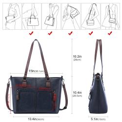 custom LOVEVOOK large handbags women designer vintage Totes shoulder bags for ladies 13.3 inch laptop hand bags