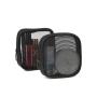 Mesh Travel Toiletry Bag Transparent Standing Pouch Portable Shaving Washing Kits Organizer Personal Care Trip Case