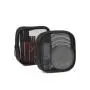 Mesh Travel Toiletry Bag Transparent Standing Pouch Portable Shaving Washing Kits Organizer Personal Care Trip Case